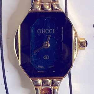 Gucci Gold and Blue Women's Watch